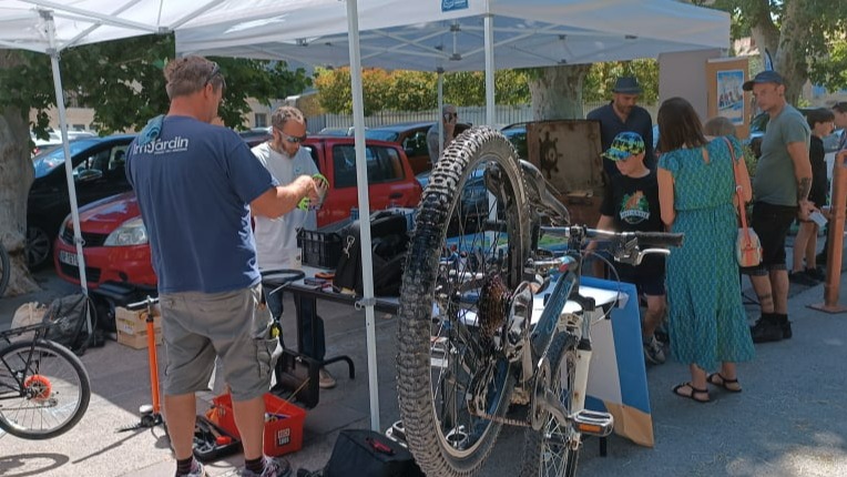 Réparation de vélos